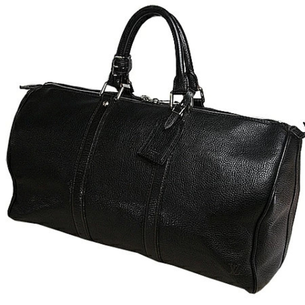 Louis Vuitton Tobago Keepall Travel Bag Noir Black
